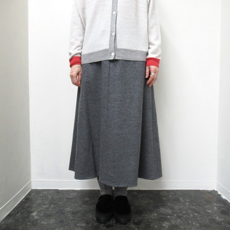 Vent d'oest  圧縮ウールスカート /CH18 【日本製】